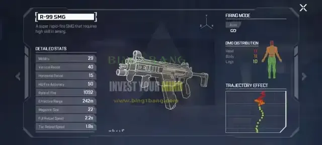 سلاح AR Apex Legends Mobile, شكل سلاح AR في Apex Legends Mobile, أسلحة Apex Legends Mobile الجديدة