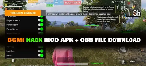 هكر ببجي موبايل BGMI الهندية [BGMI Hack MOD APK]