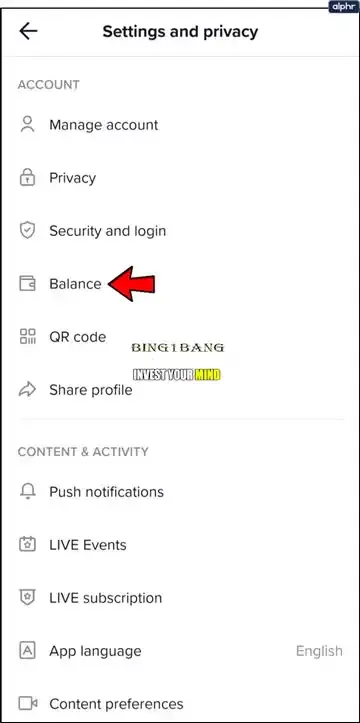 حساب نقاط تيك توك