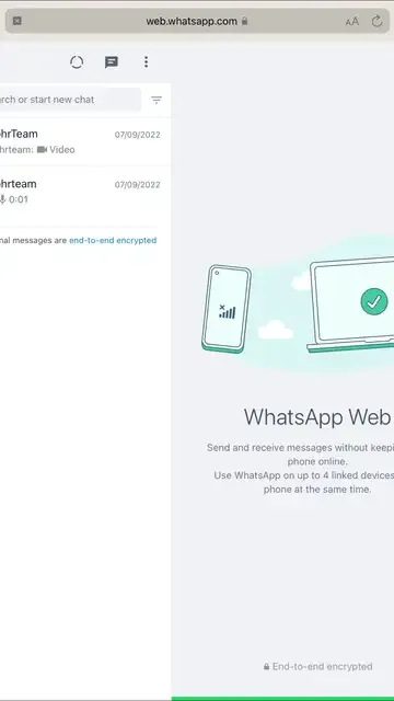 كيف تستخدم واتس آب على الآي باد