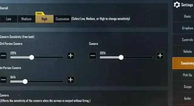 أفضل إعدادات ببجي موبايل PUBG Mobile