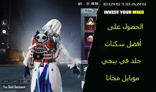 الحصول على أفضل سكنات جلد في ببجي موبايل مجانا