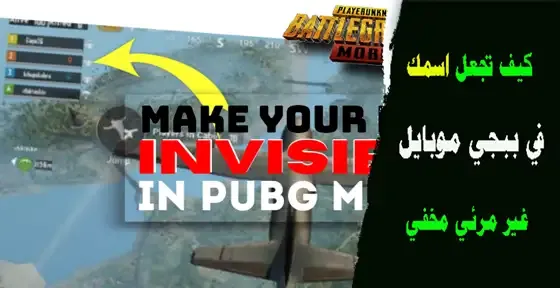 اسم فارغ ببجي, وضع مسافة في اسم ببجي, اسم مخفي للنسخ ببجي, كيفية كتابة اسم مخفي, كيف تخفي اسمك في ببجي على الكمبيوتر