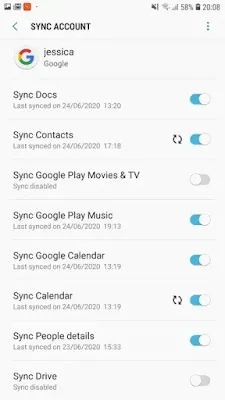 كيفية نقل جهات الاتصال من هاتف لاخر