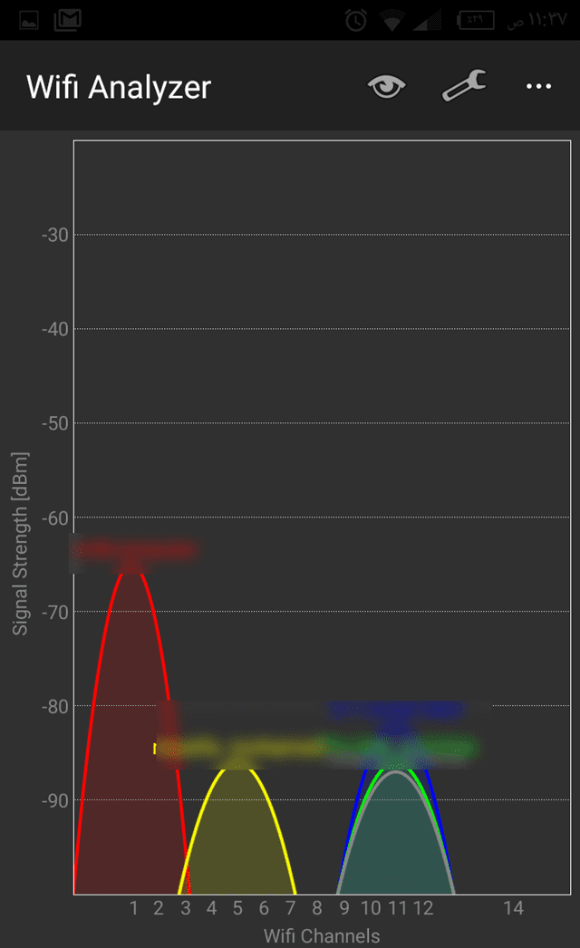 تطبيق Wi-Fi Analyzer 1